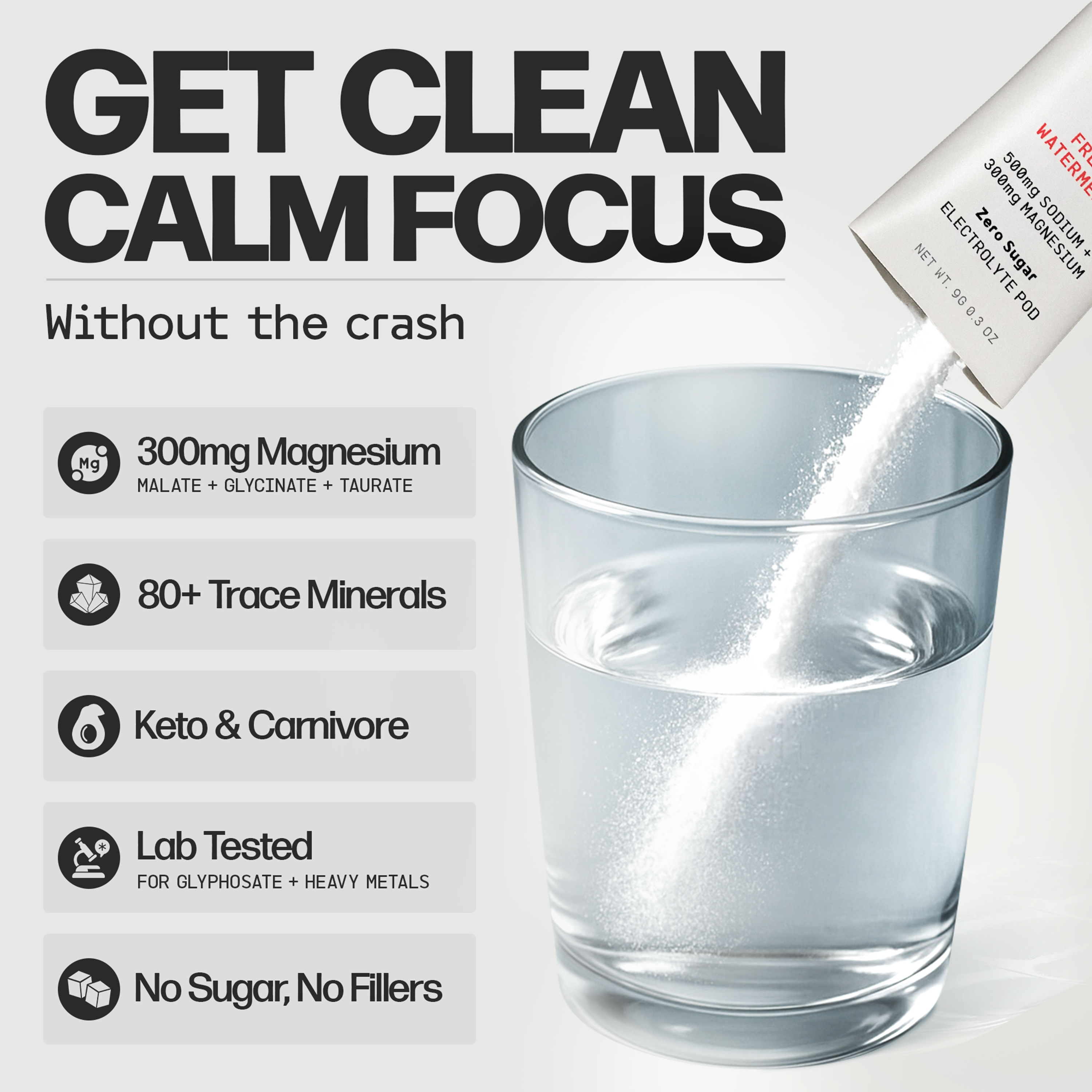 Triple-Magnesium Electrolyte Pods