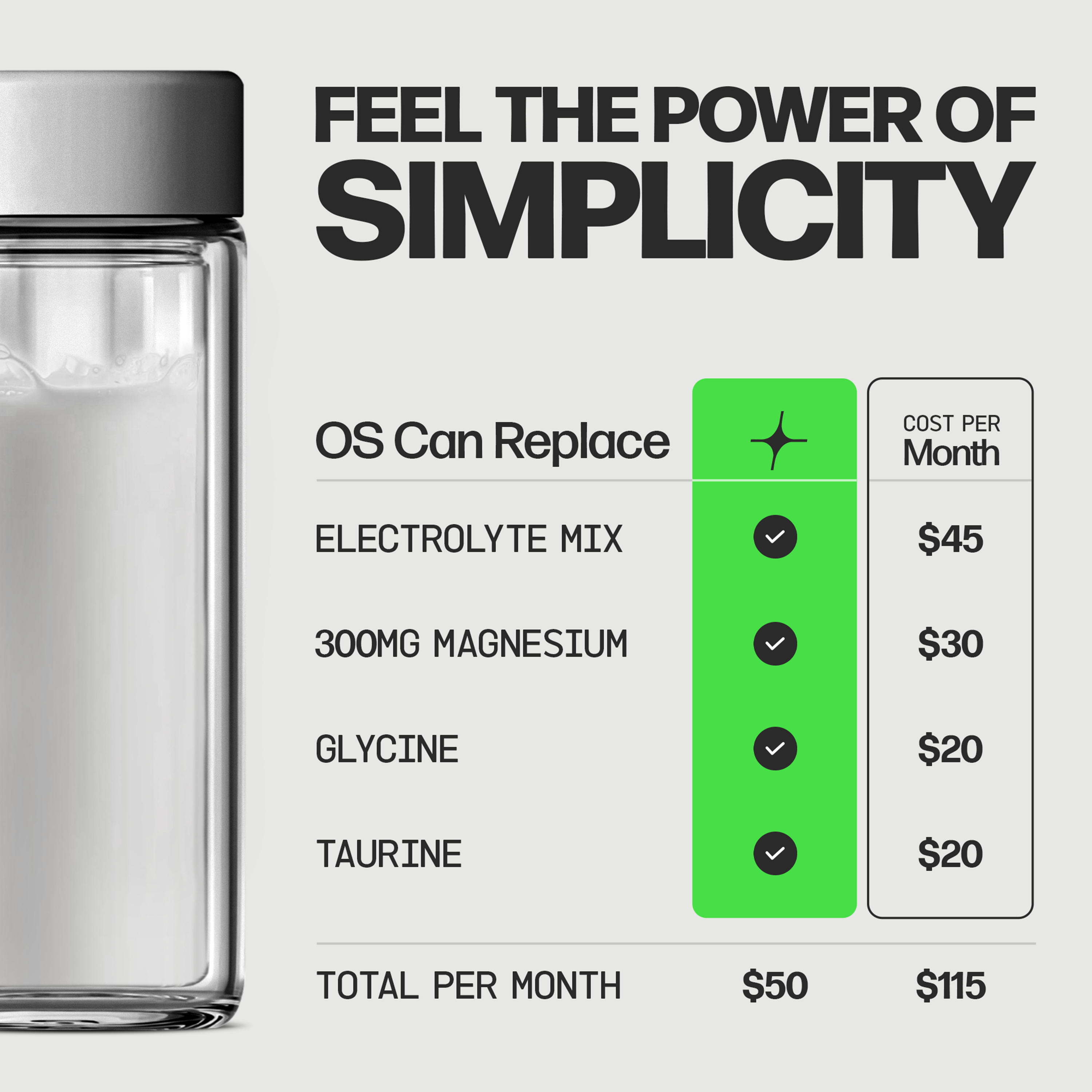 Triple-Magnesium Electrolyte Pods